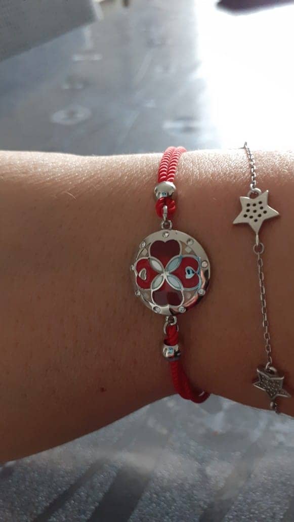 Photo bracelet Trifoglio Rosso
