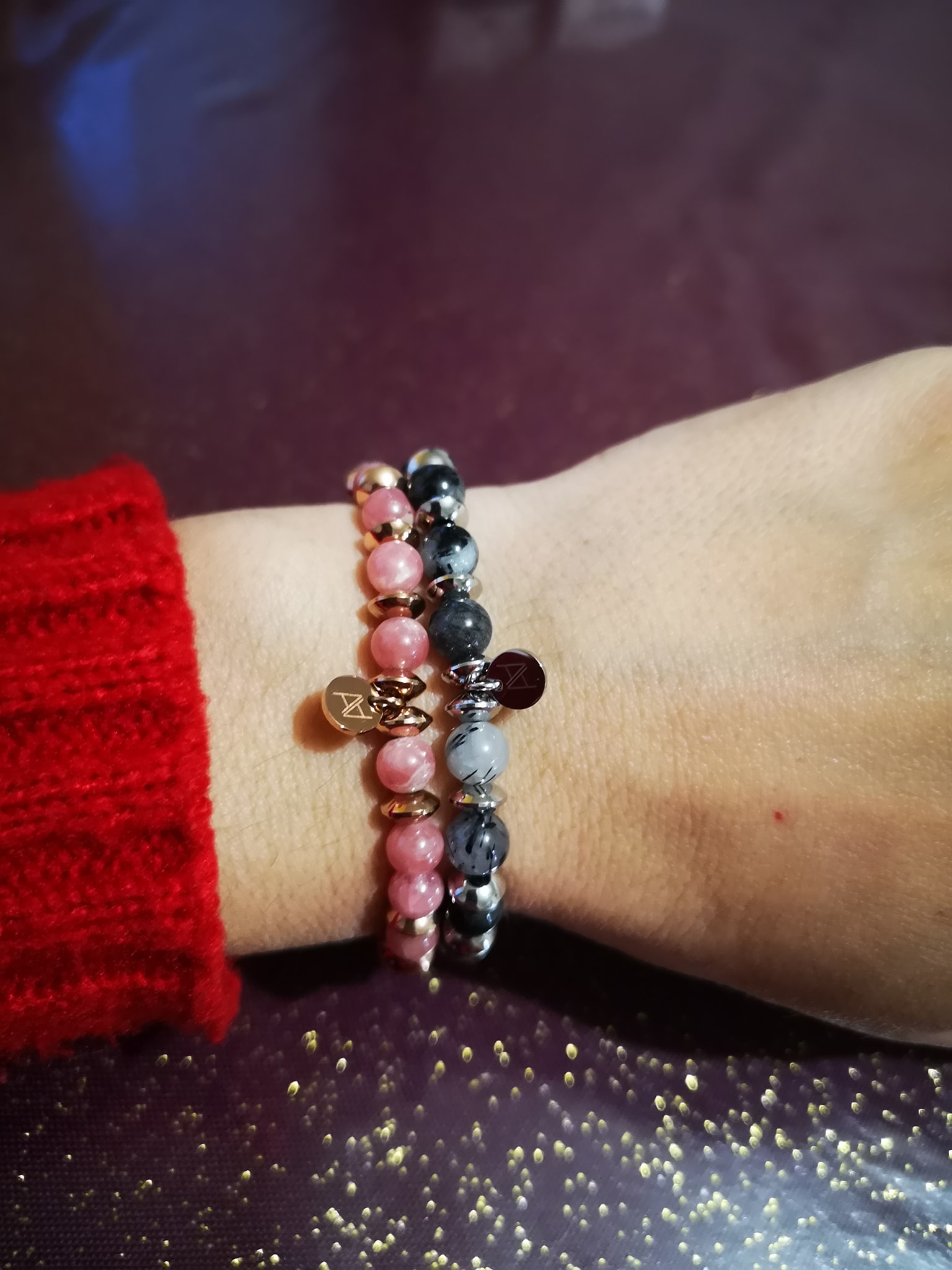 Photo bracelet Rhodocrosite