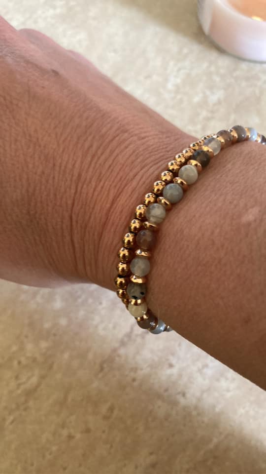Photo bracelet Agate du Botswana