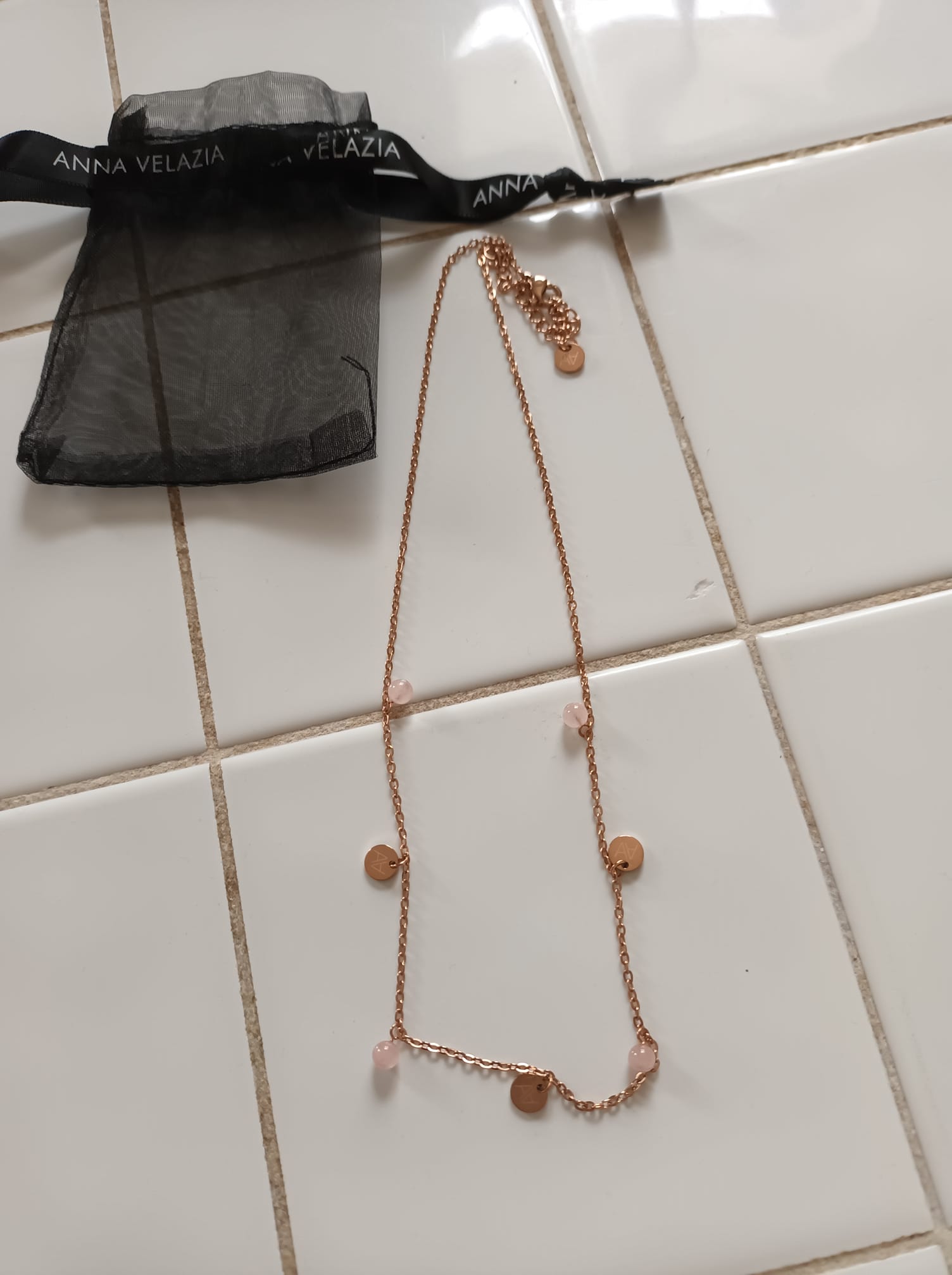 Photo pendentif Acier rosé inoxydable