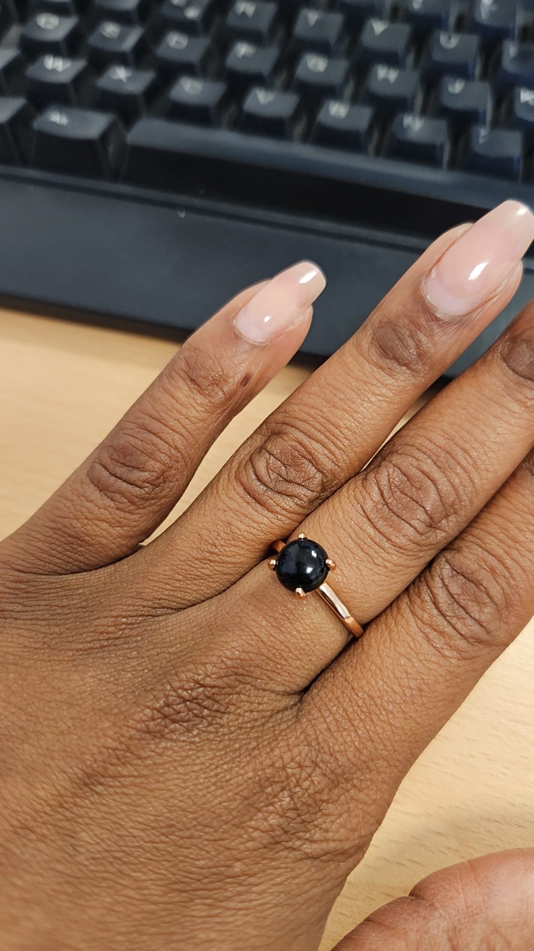 Photo bague Tourmaline noire