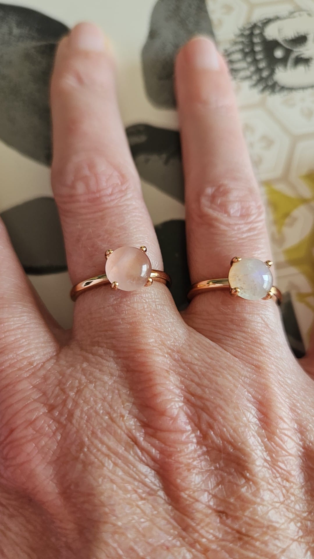 Photo bague Quartz rose