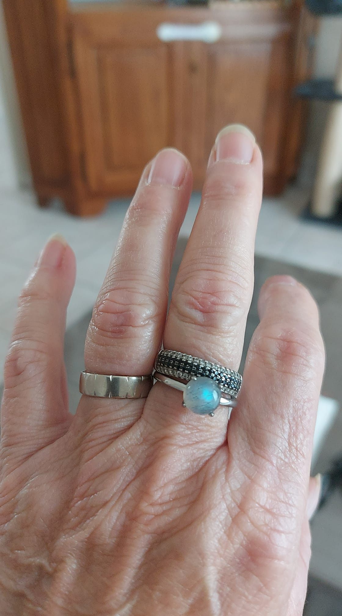 Photo bague Labradorite