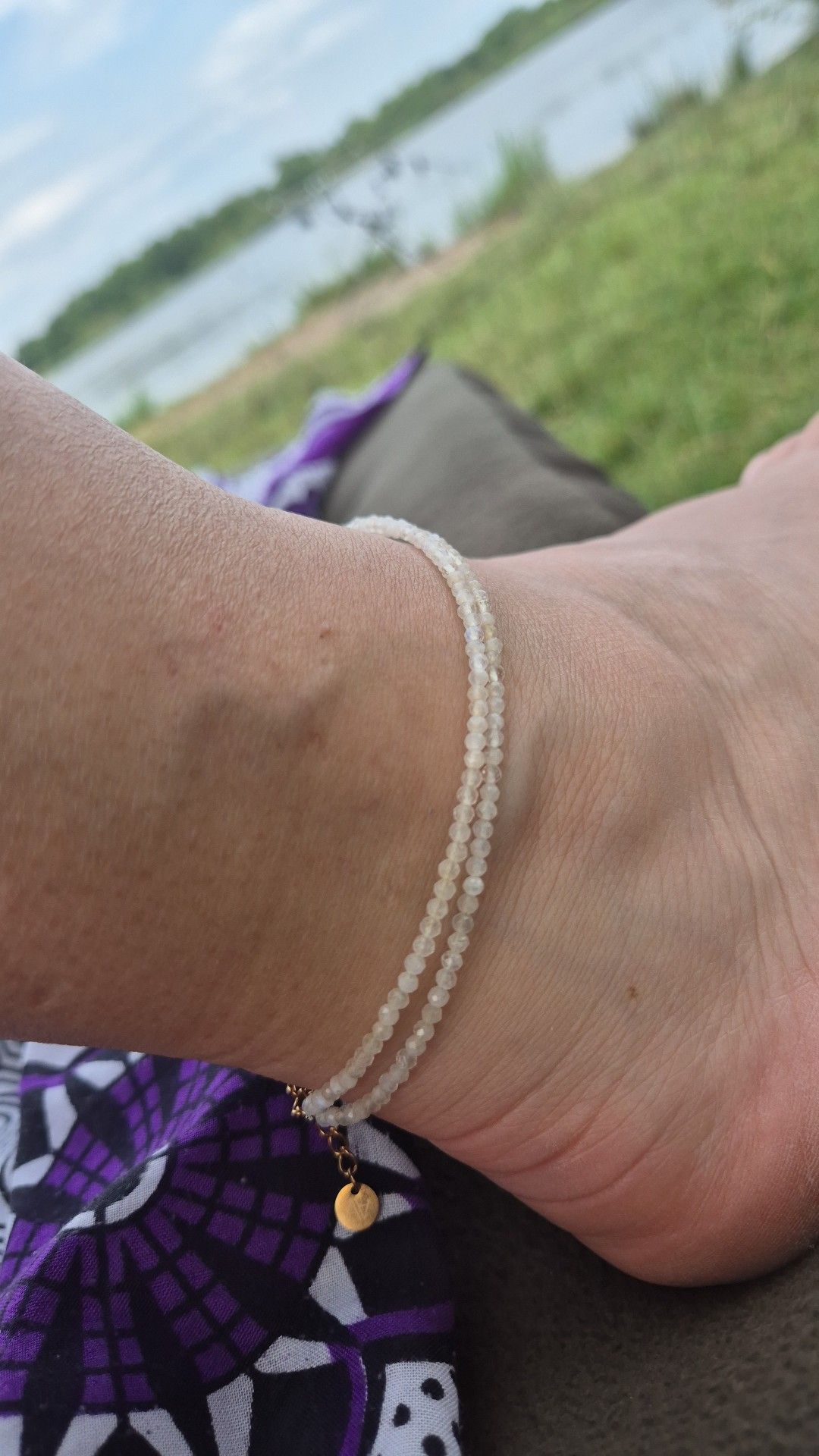 Photo bracelet Pierre de lune
