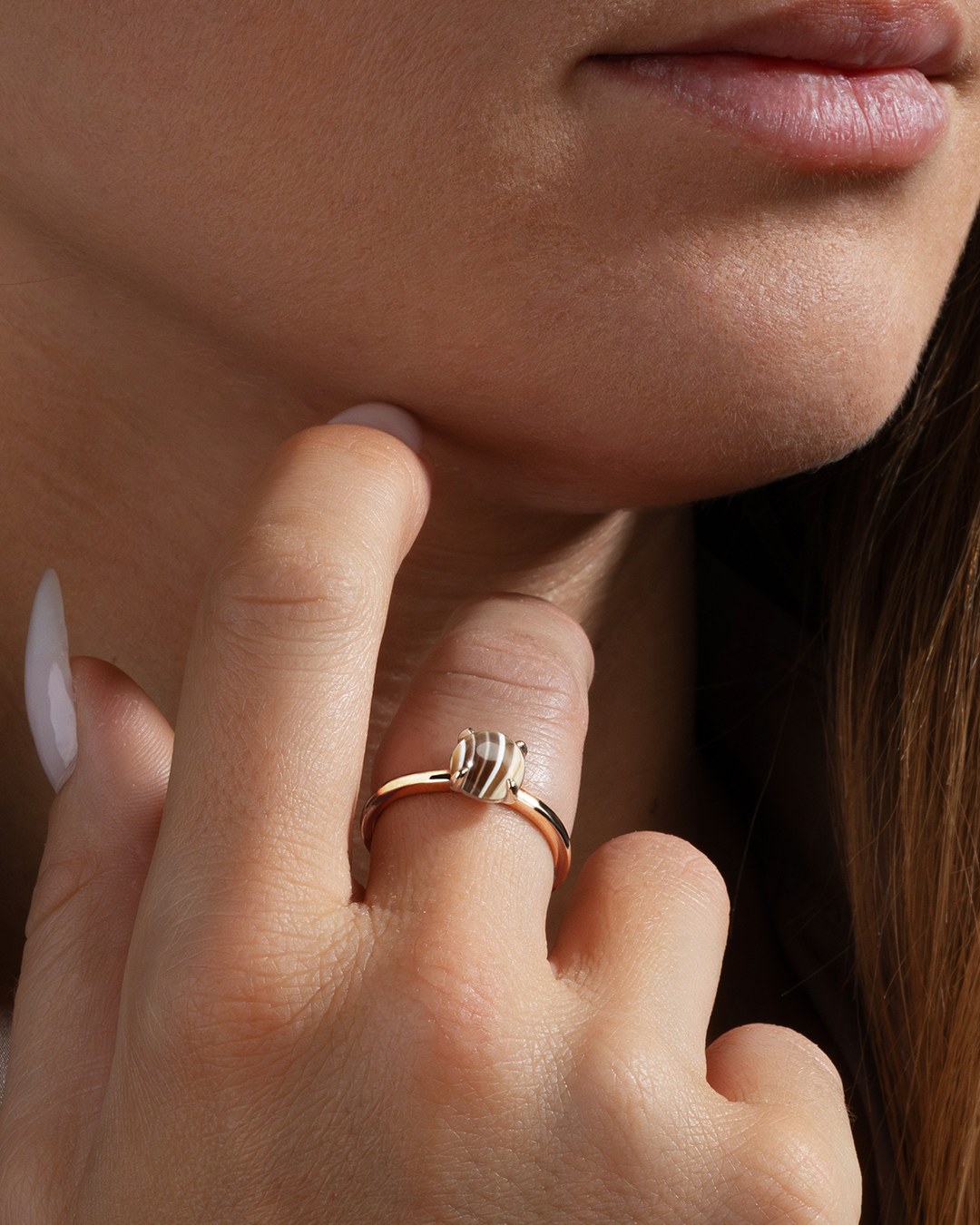 Bague Agate du Botswana  Avellia