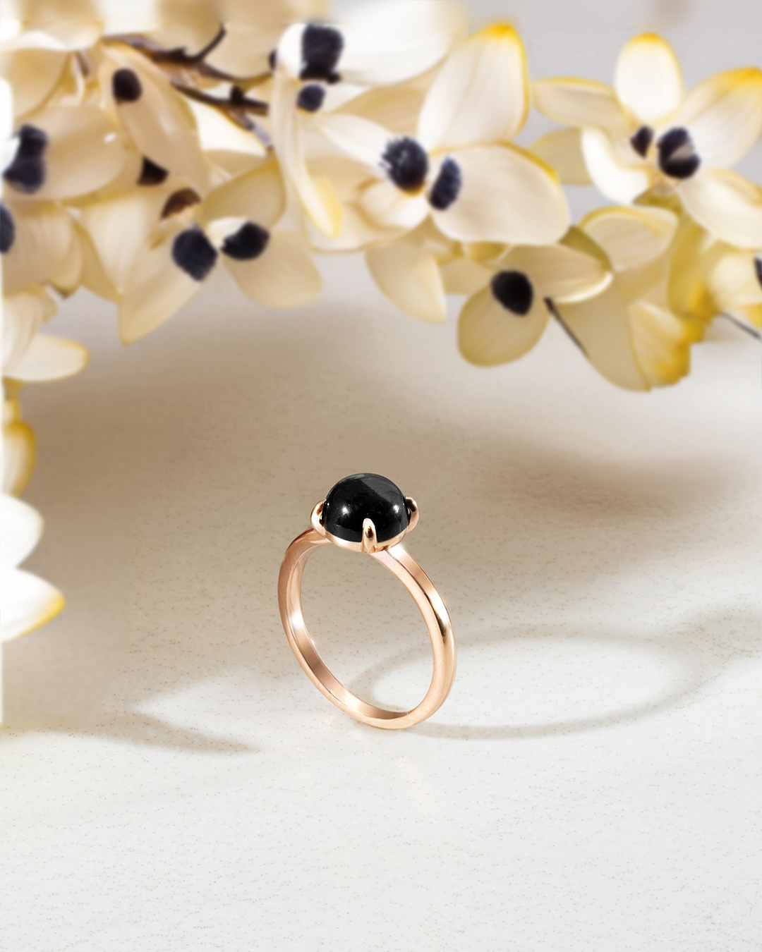 Packshot Bague Tourmaline noire  Leonia