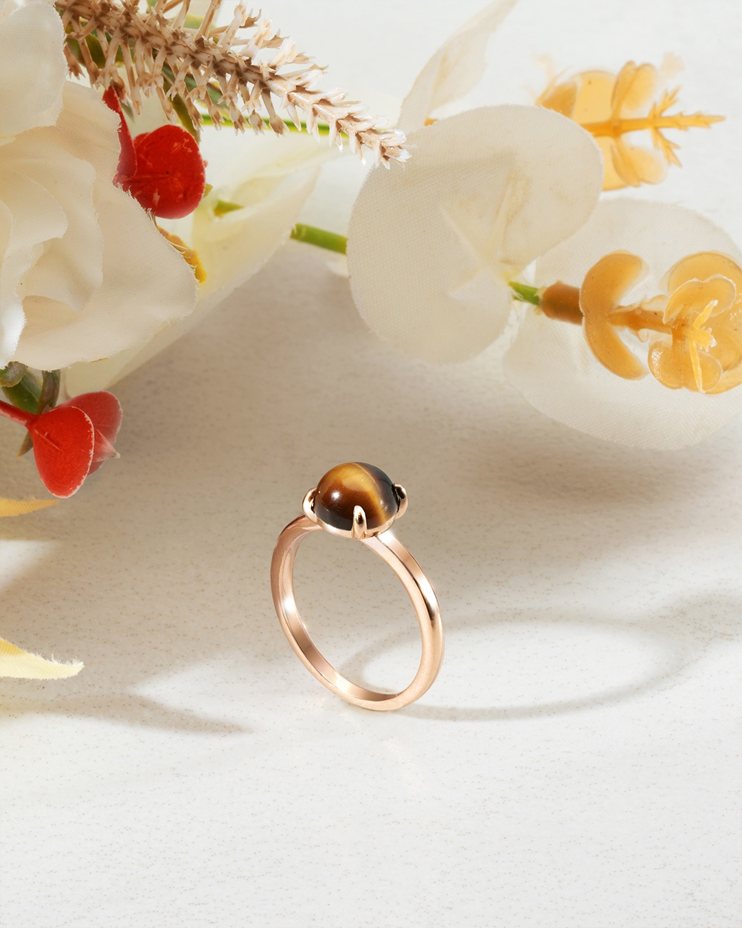 Bague Œil de tigre Messinia