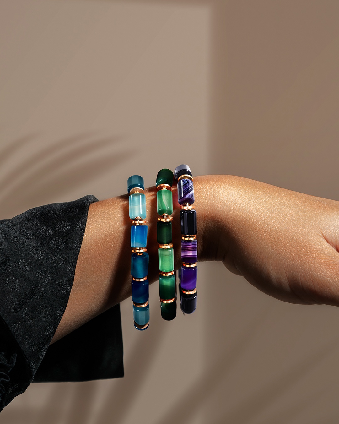 Bracelet Agate verte Verbania