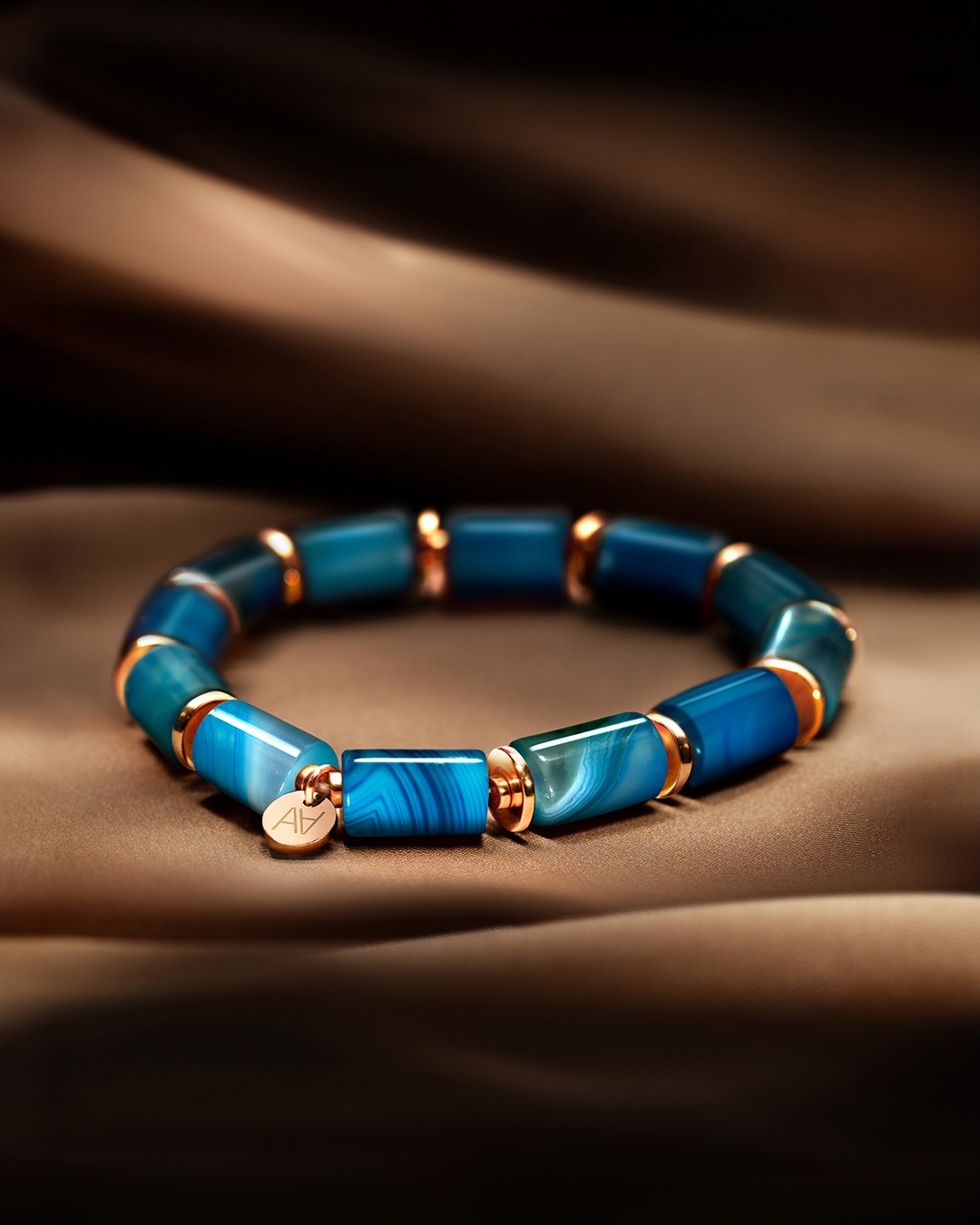 Bracelet Agate bleue Liparia
