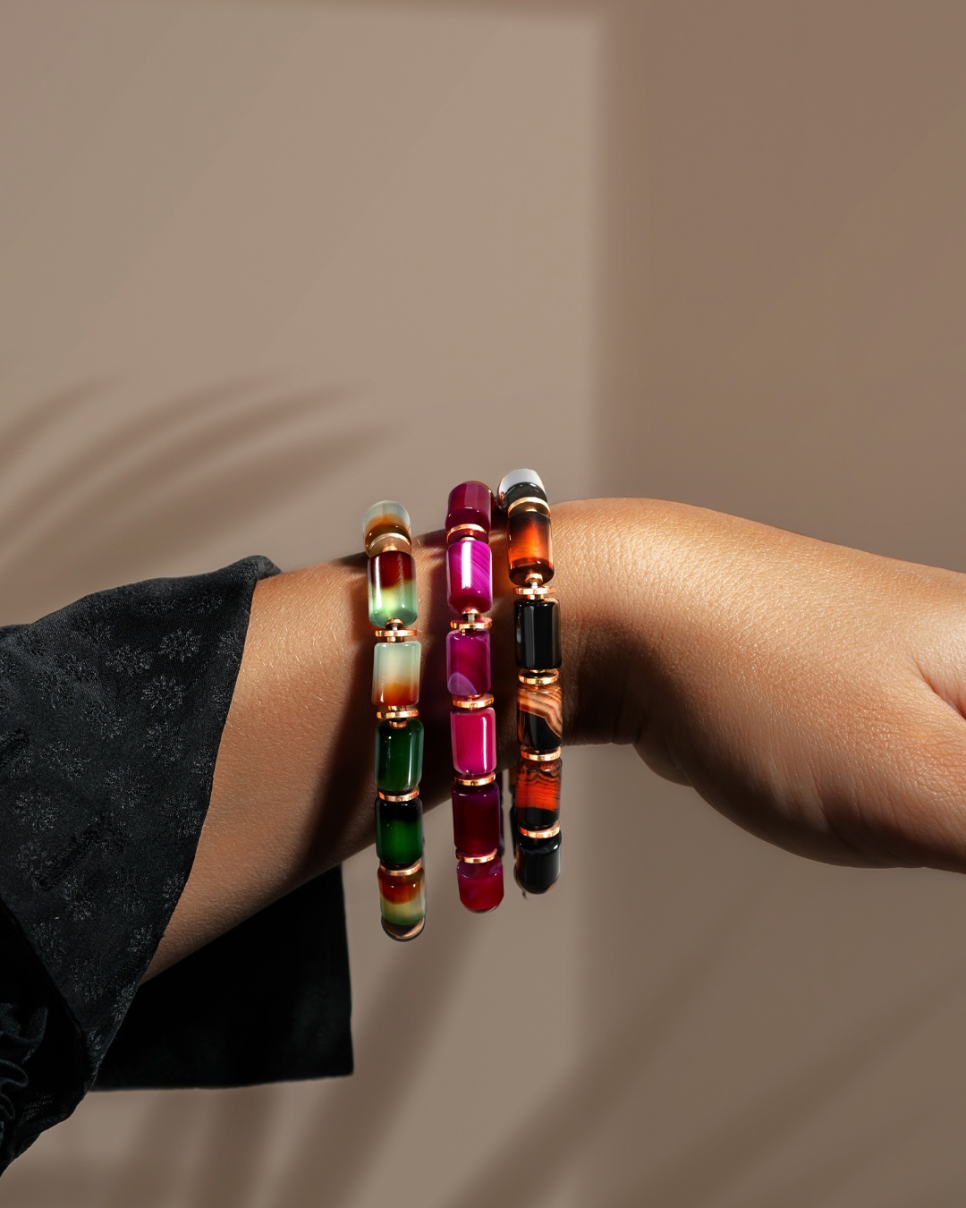 Bracelet Agate de paon Procida