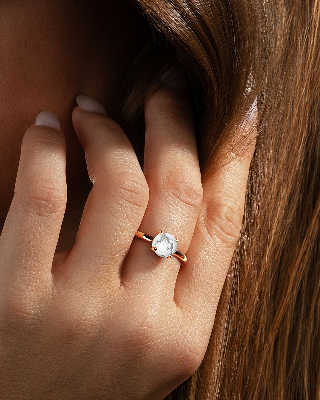 Bague Howlite Alcamia