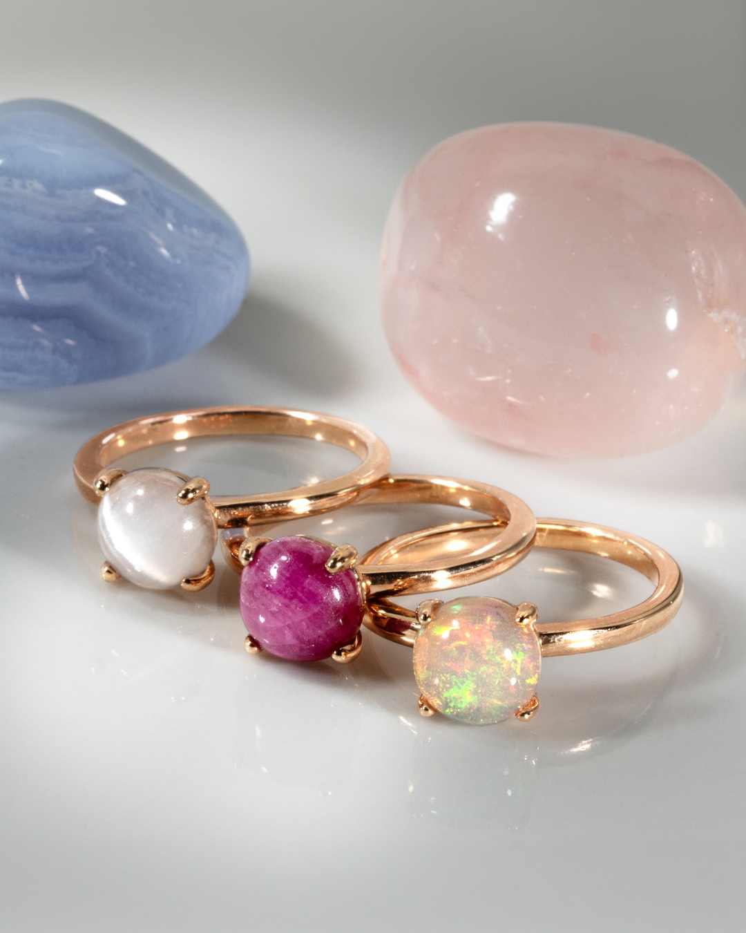 Packshot Bague Sélénite Véronia