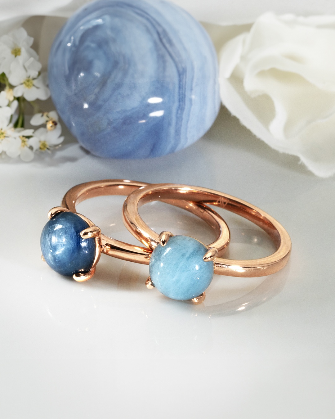 Bague Aigue marine Caprinia