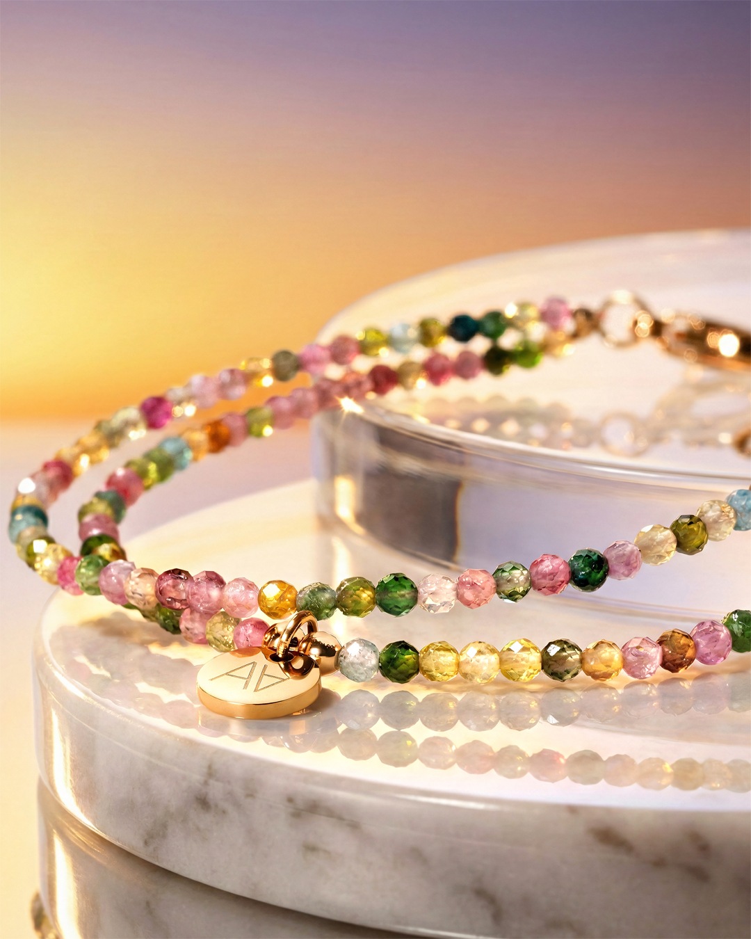 Packshot Bracelet Tourmaline multicouleur Monzanillo