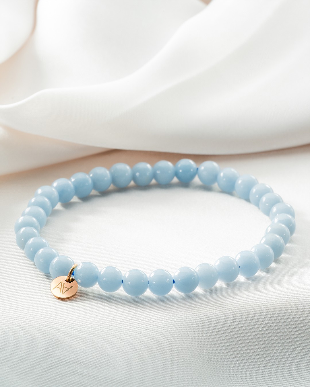 Bracelet Pierres naturelles Bracelet angélite 6mm