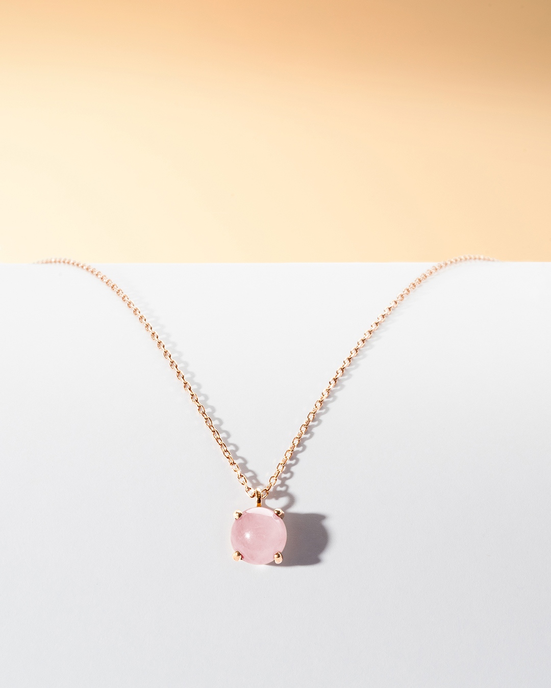 Pendentif Quartz rose Commissio