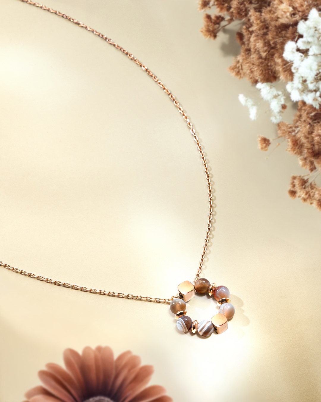 Pendentif Agate du Botswana Savania