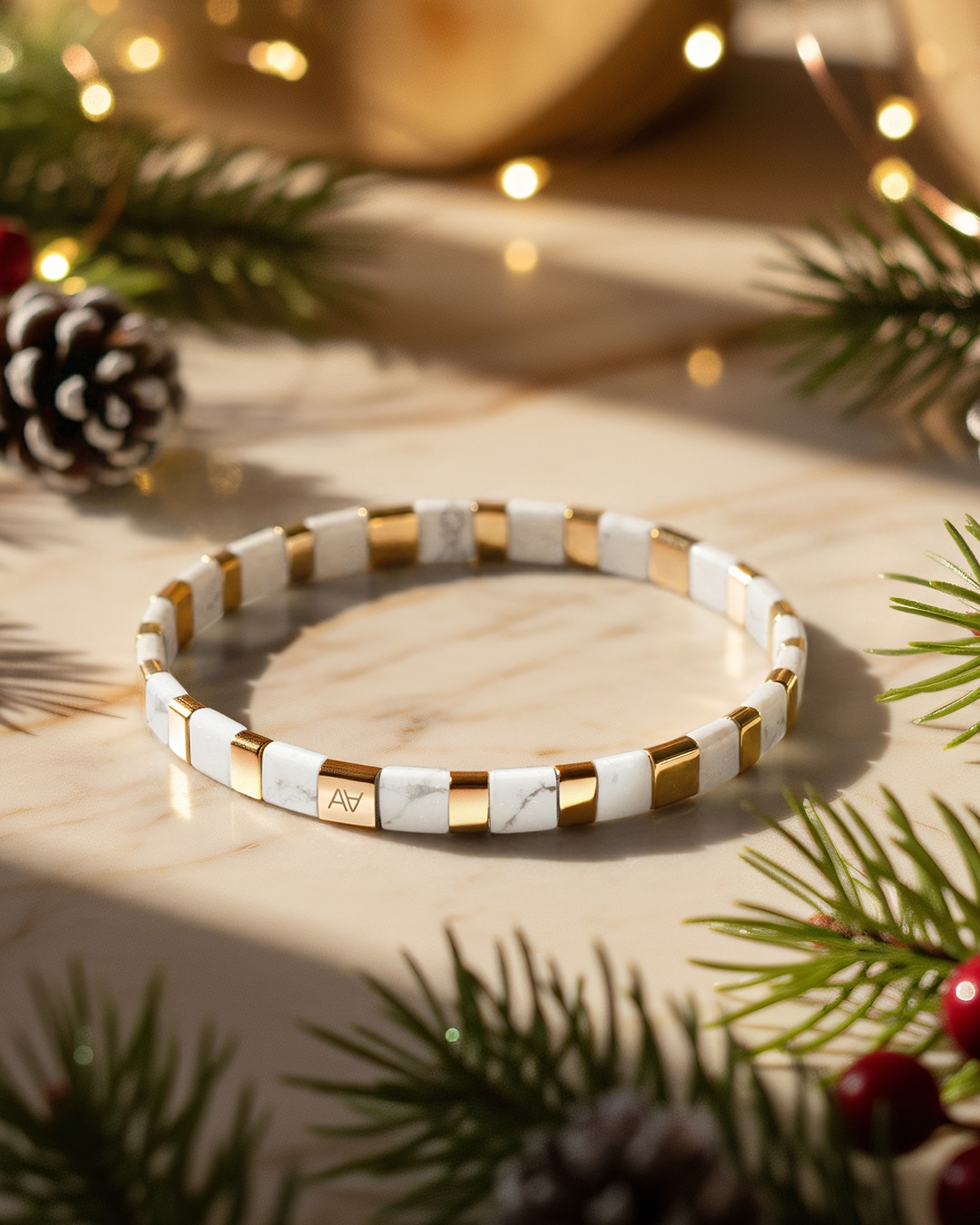 Bracelet Howlite Arco