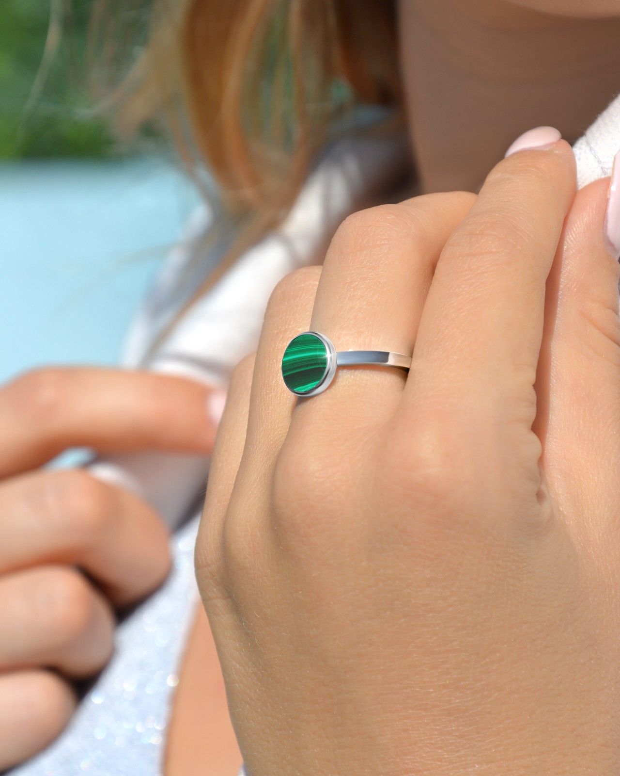 Lifestyle Bague  Malachite Copanella