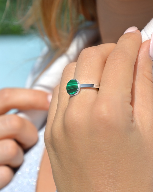 Lifestyle Bague  Malachite Copanella