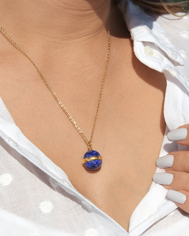 Lifestyle Pendentif  Acier doré inoxydable Lionio