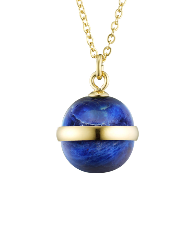 Packshot Pendentif  Acier doré inoxydable Lionio