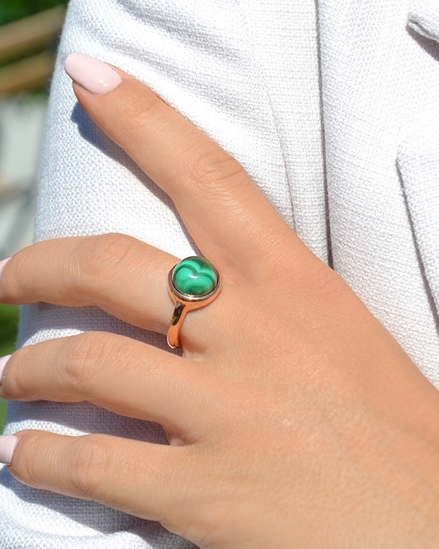 Bague Malachite Avella