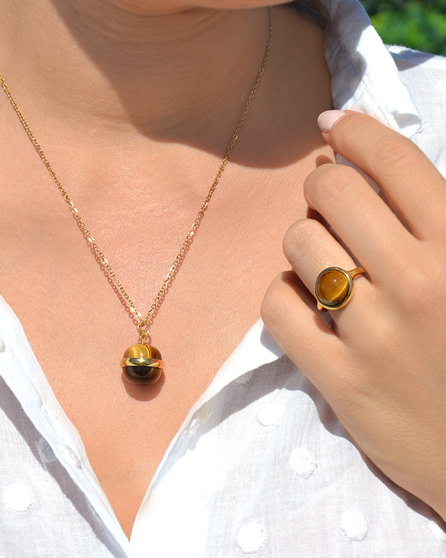 Lifestyle Bague  Oeil de tigre Lapia