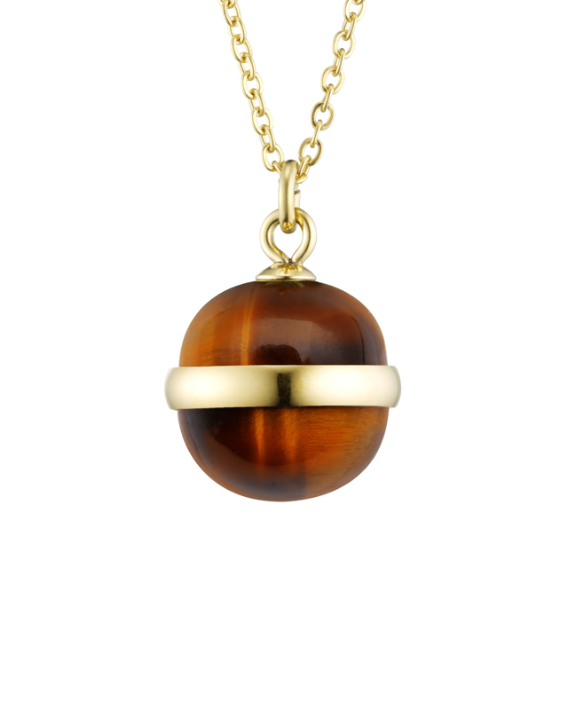 Packshot Pendentif  Acier doré inoxydable Lapionio