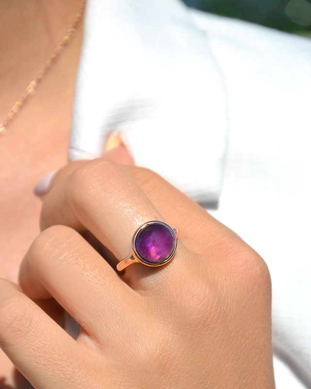 Lifestyle Bague  Améthyste Alvana