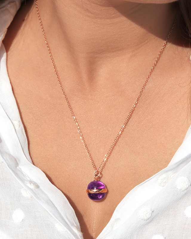 Lifestyle Pendentif  Acier rosé inoxydable Alvanio