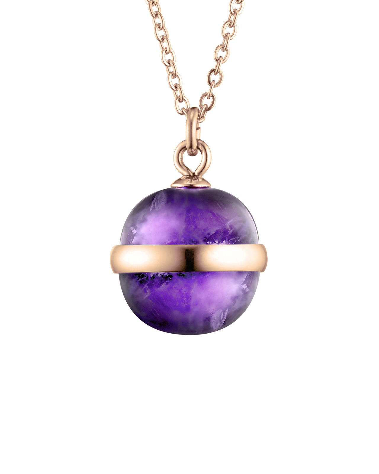 Packshot Pendentif  Acier rosé inoxydable Alvanio