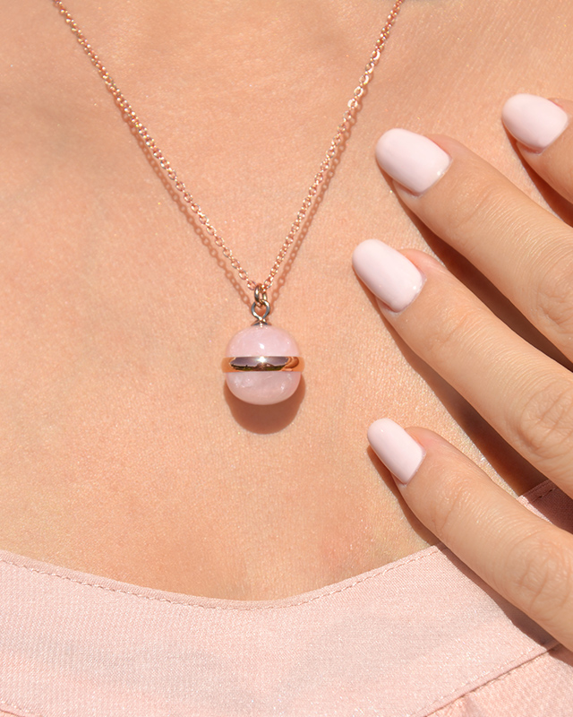 Pendentif  Acier rosé inoxydable Calianio