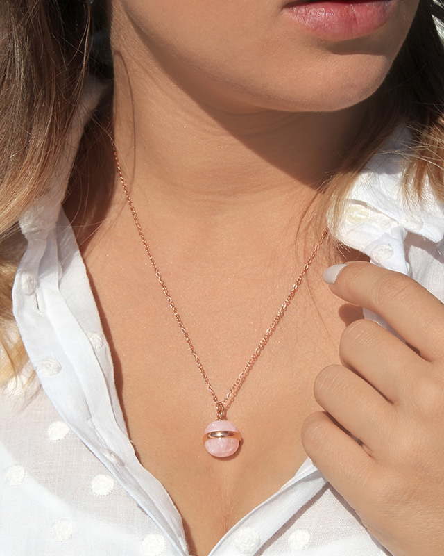 Lifestyle Pendentif  Acier rosé inoxydable Calianio