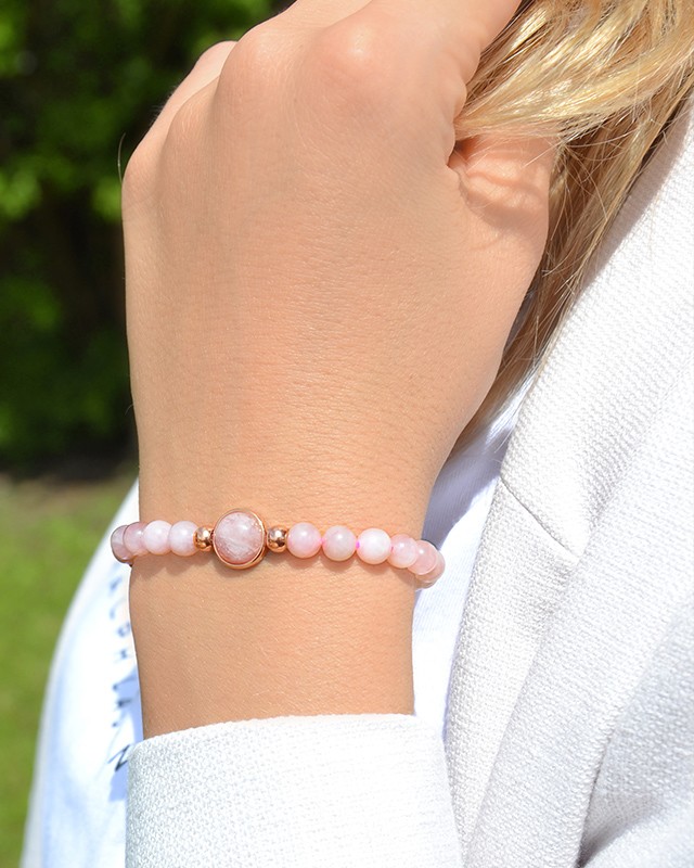 Bracelet Quartz rose Airali