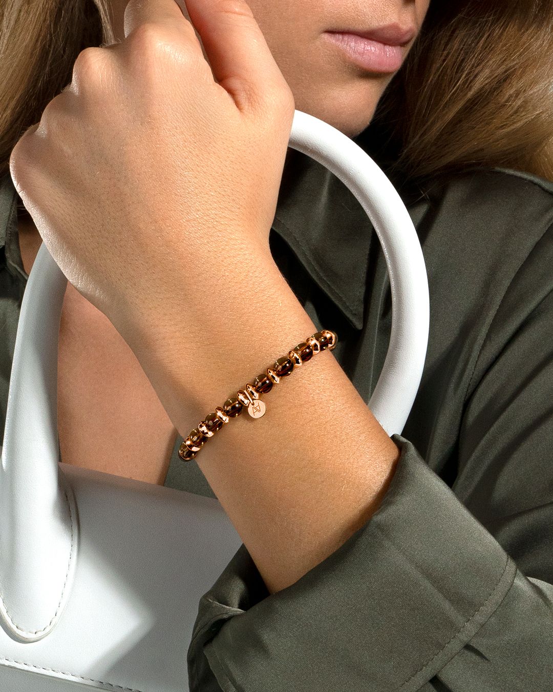 Bracelet Quartz fumé Catano