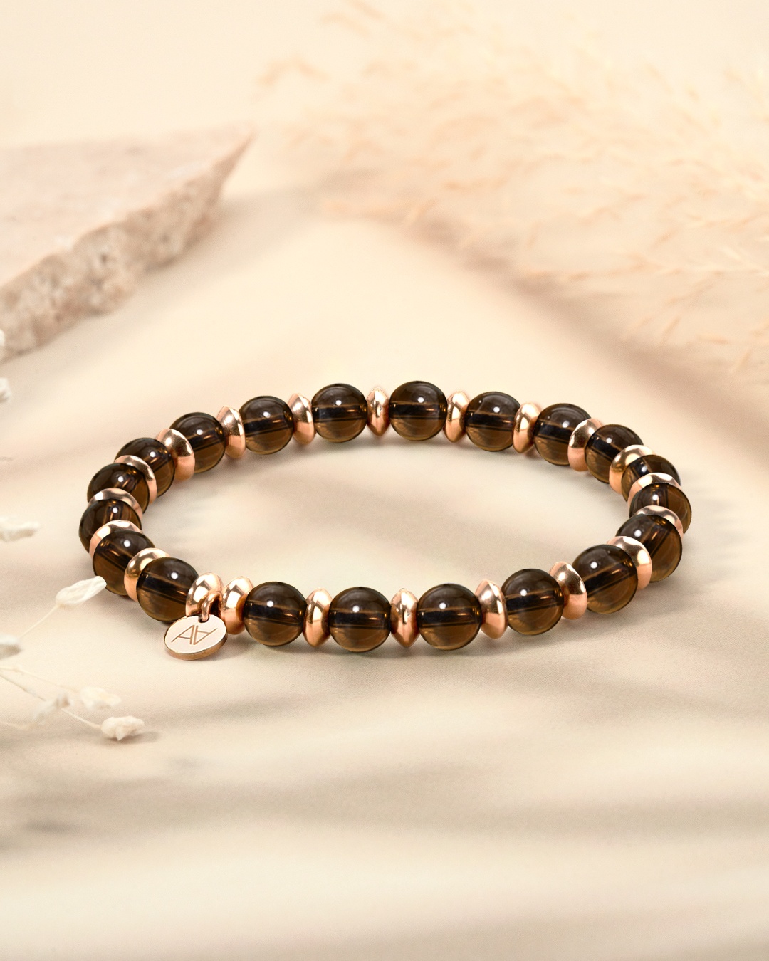 Packshot Bracelet Quartz fumé Catano