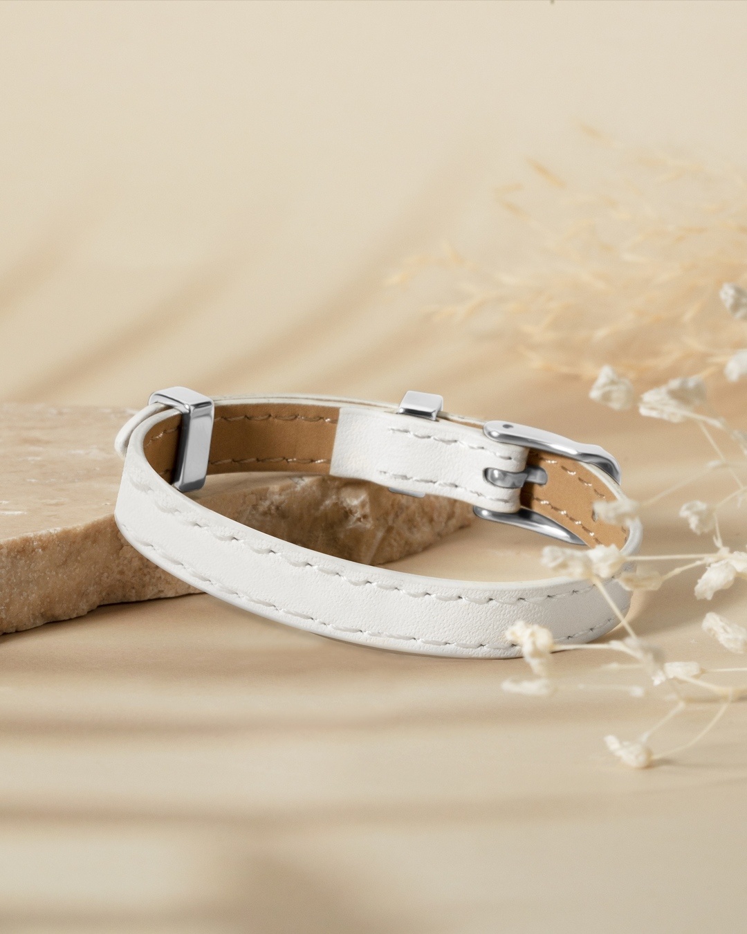 Packshot Bracelet Simple Blanc