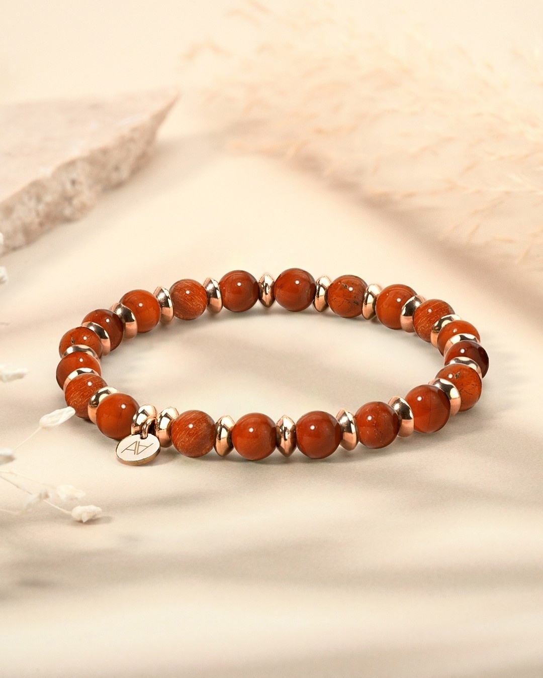 Bracelet Jaspe rouge Spoleto