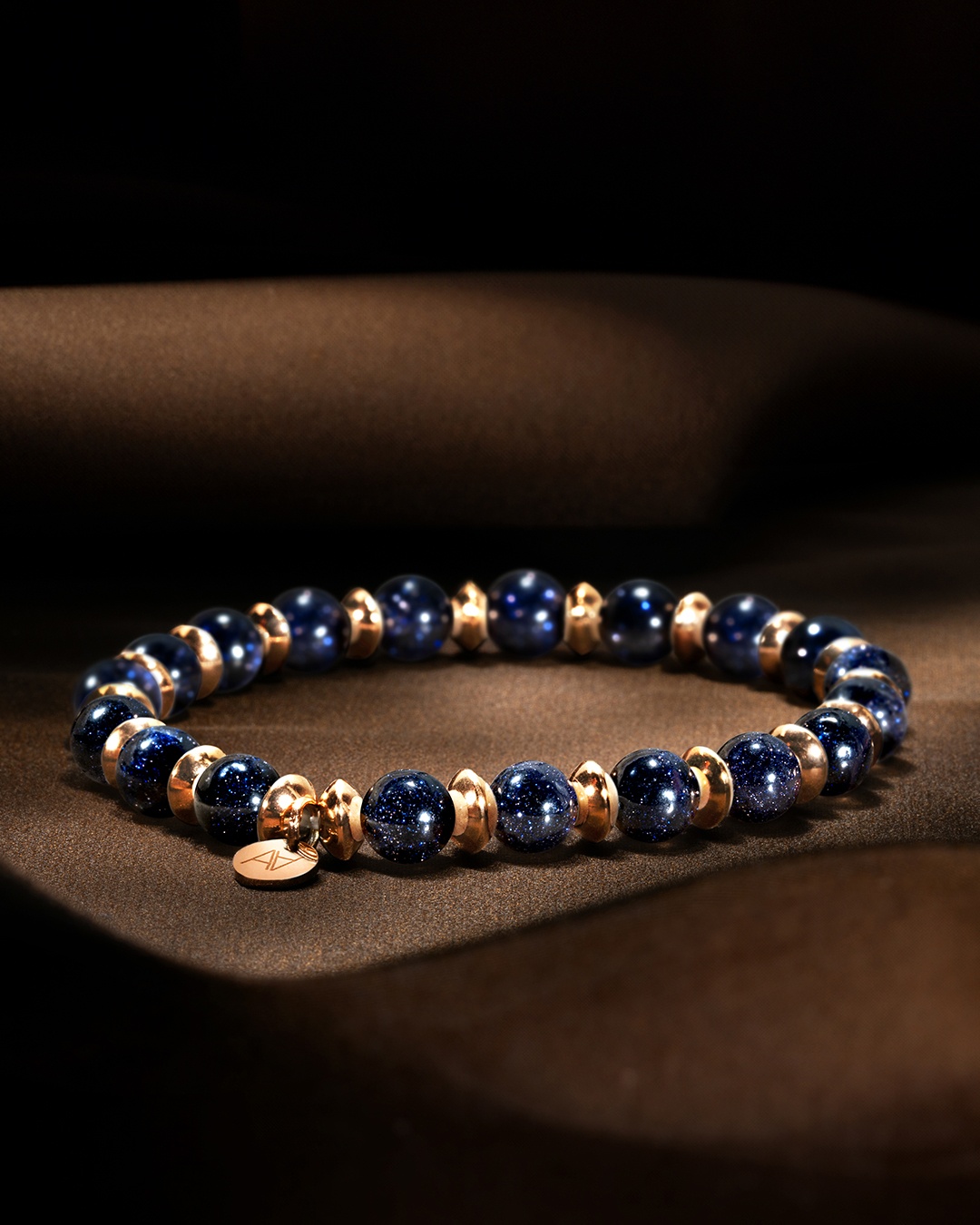 Packshot Bracelet Blue Goldstone  Cosenza