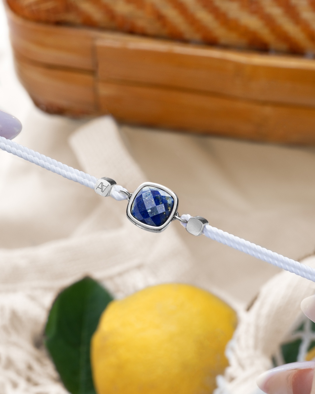 Bracelet Lapis lazuli Gimelletto