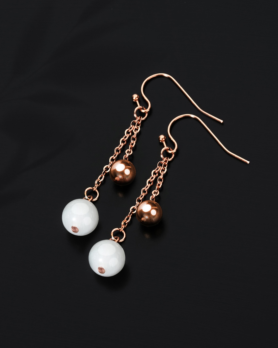 Packshot Boucle d'oreilles Pierre de lune  Millazi