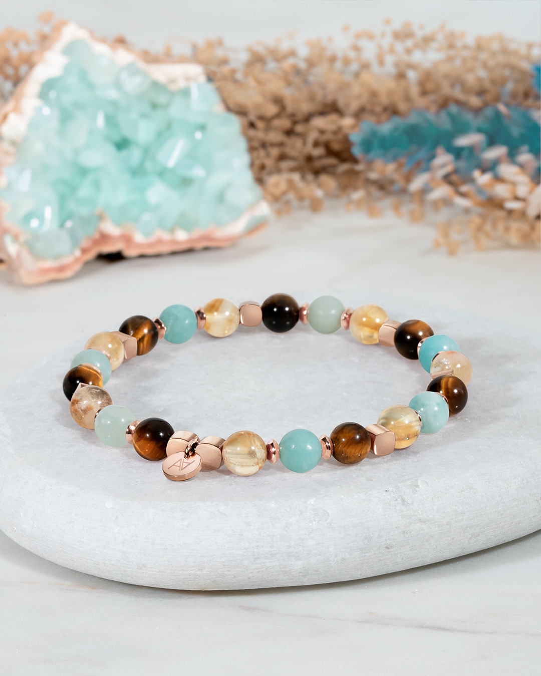 Packshot Bracelet Lithothérapie Confiance et équilibre intérieur