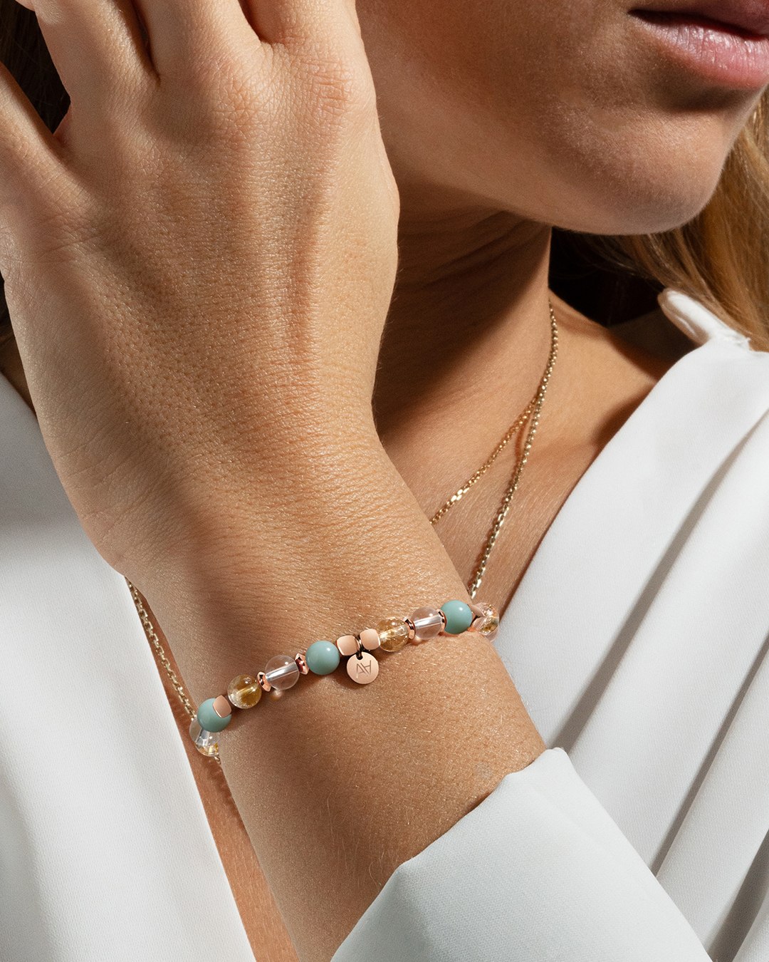 Bracelet Lithothérapie Épanouissement personnel