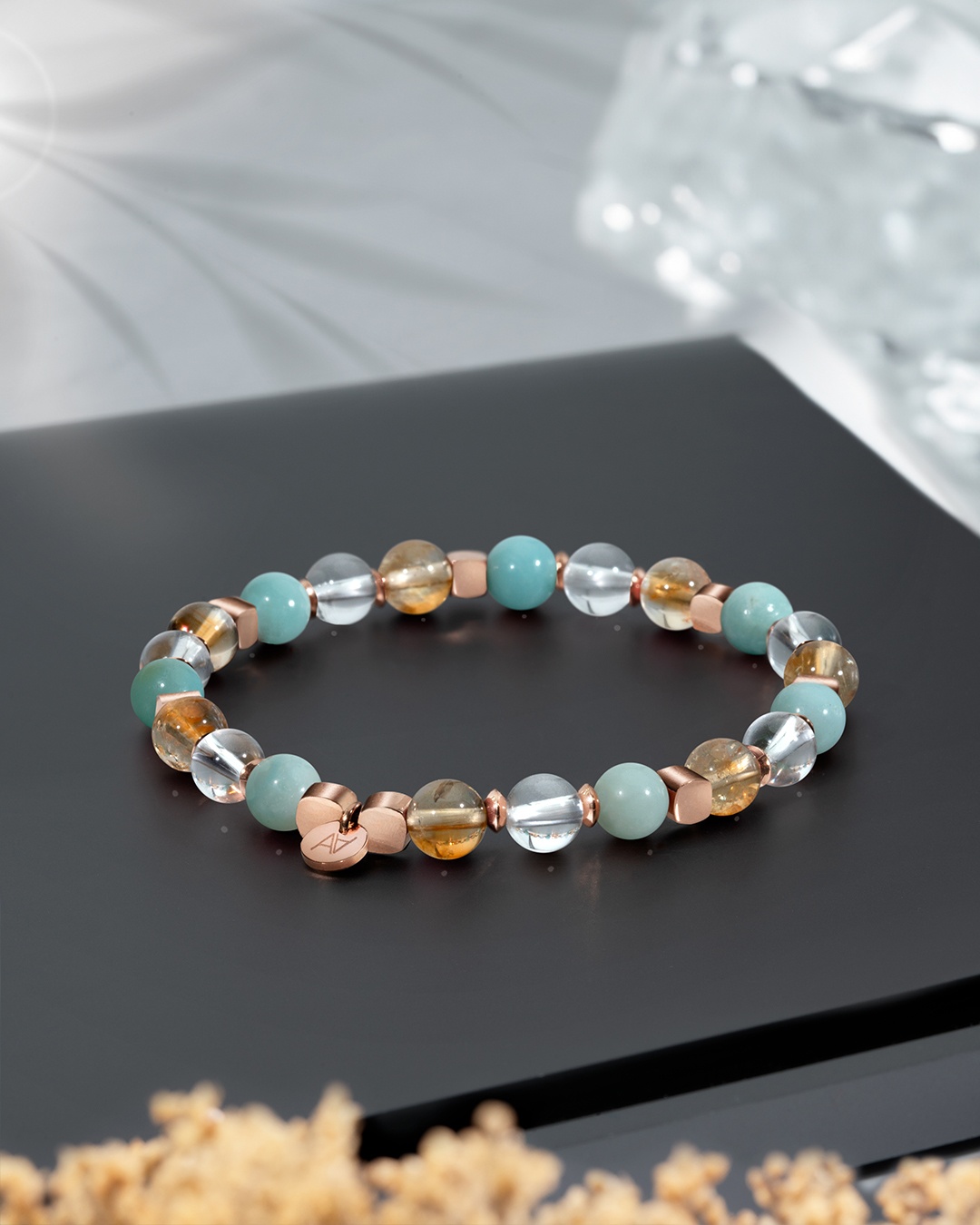 Bracelet Lithothérapie Épanouissement personnel