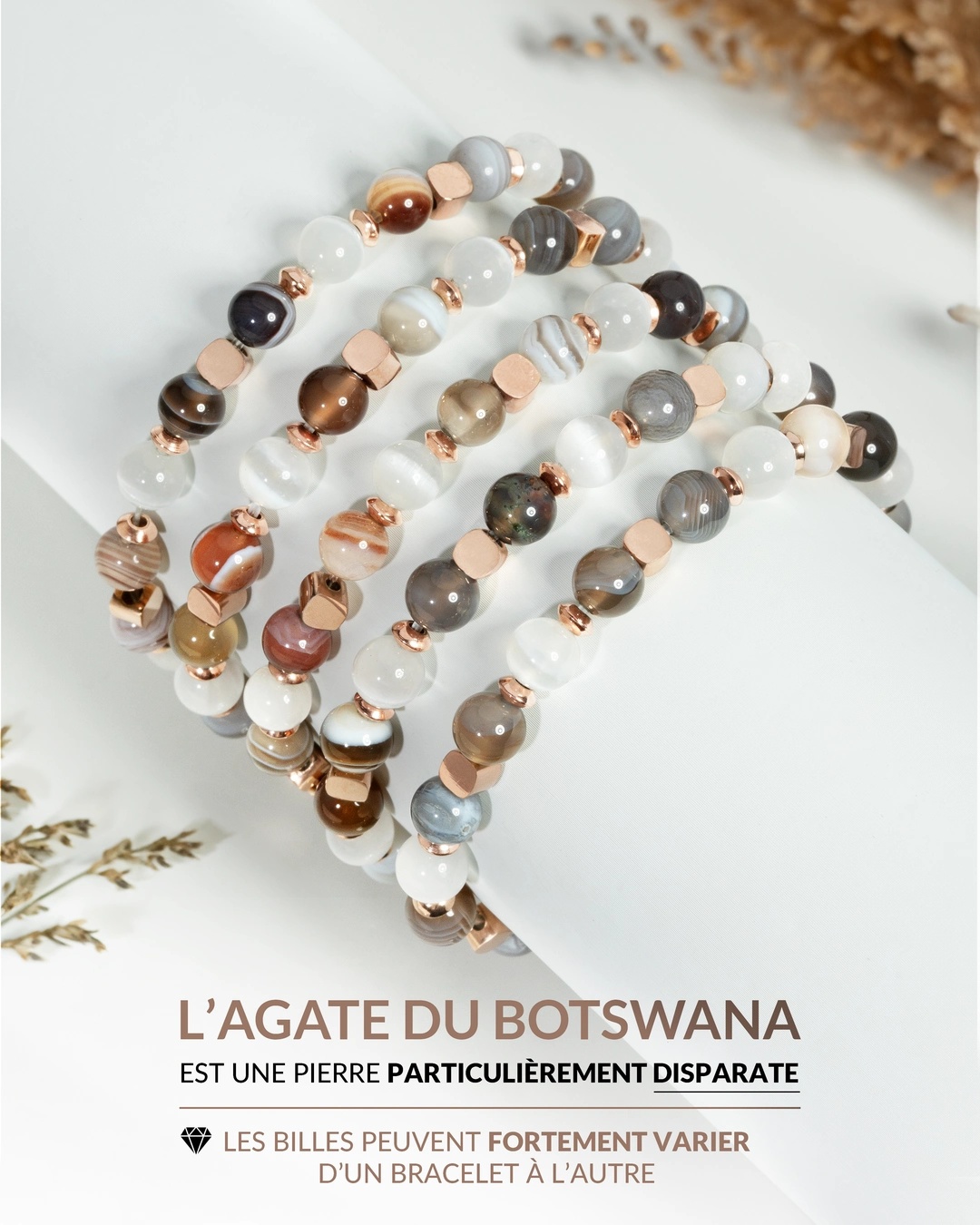 Information -  Bracelet Lithothérapie Paix intérieure