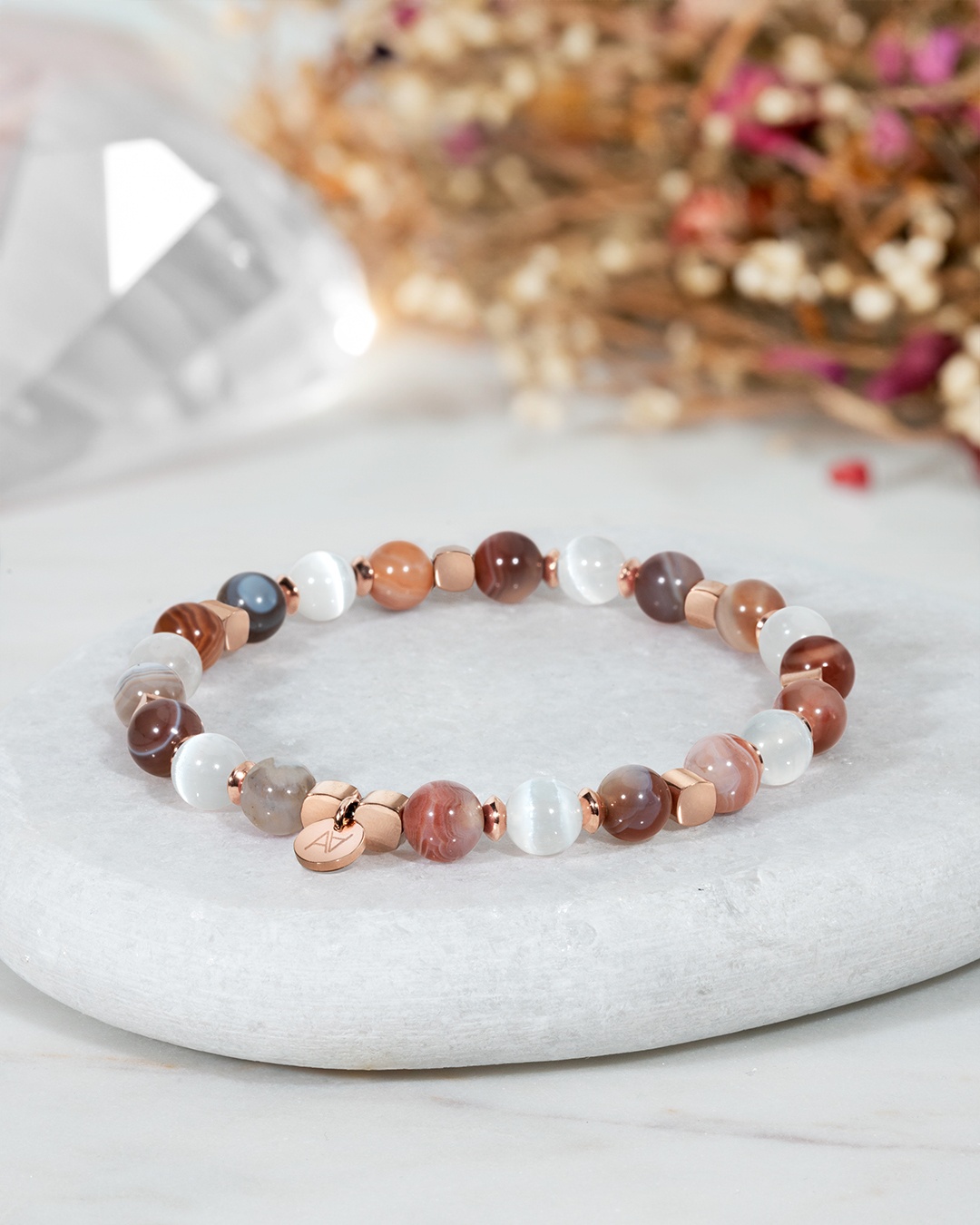 Bracelet Lithothérapie Paix intérieure