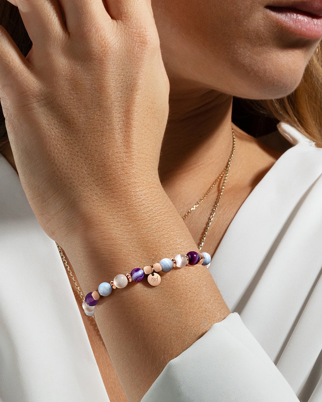 Bracelet Lithothérapie Équilibre émotionnel