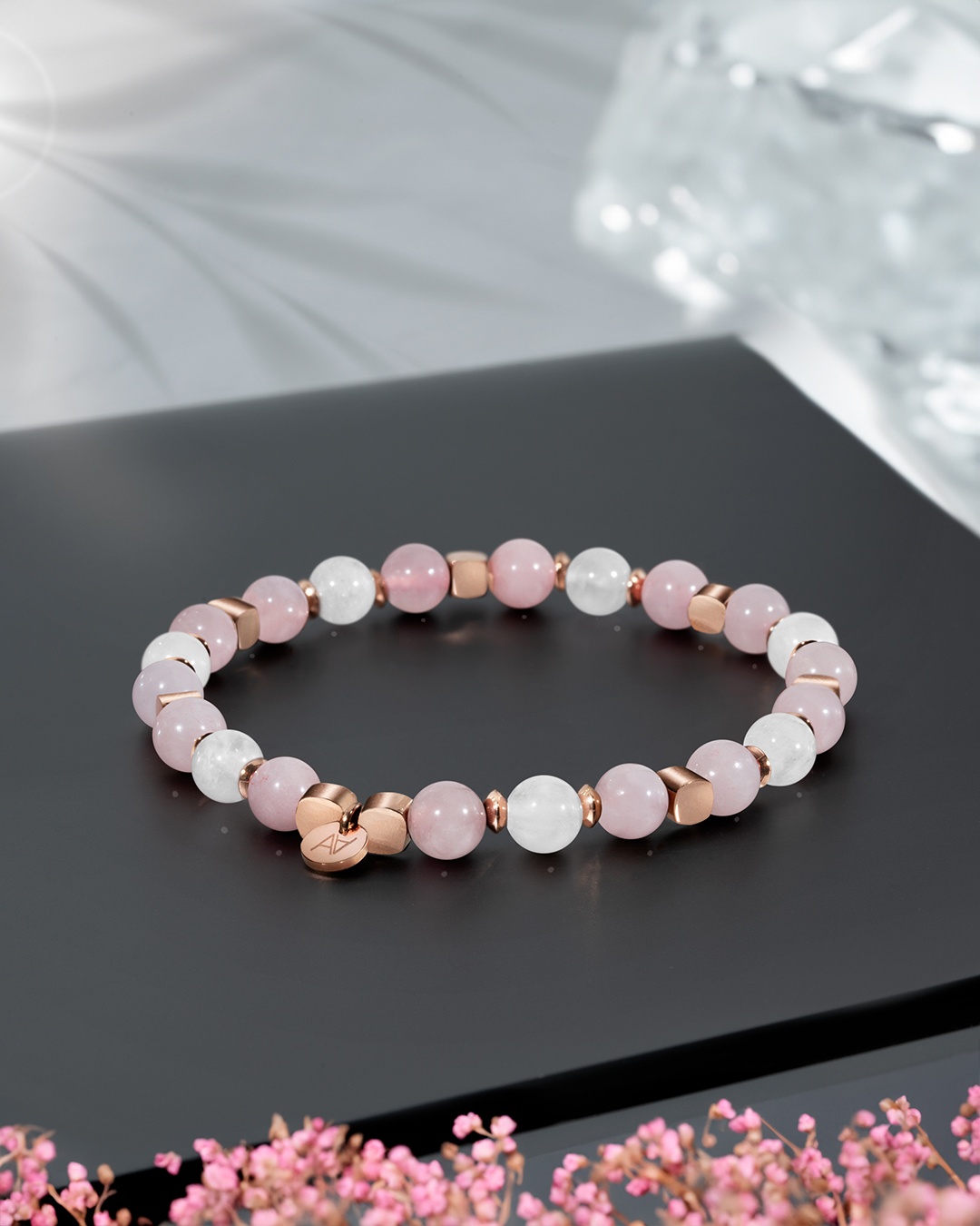 Packshot Bracelet Lithothérapie Épanouissement amoureux