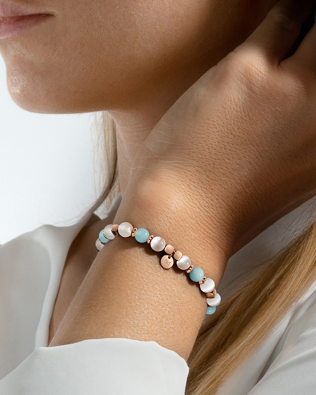 Bracelet Lithothérapie Sérénité dans les relations